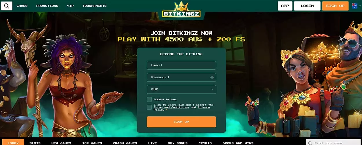 Bitkingz - australian casino online