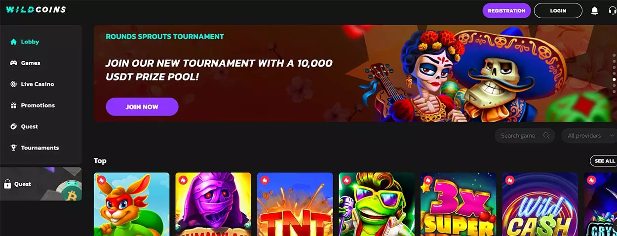 Australian Online Casino Bizzo Wilcoins