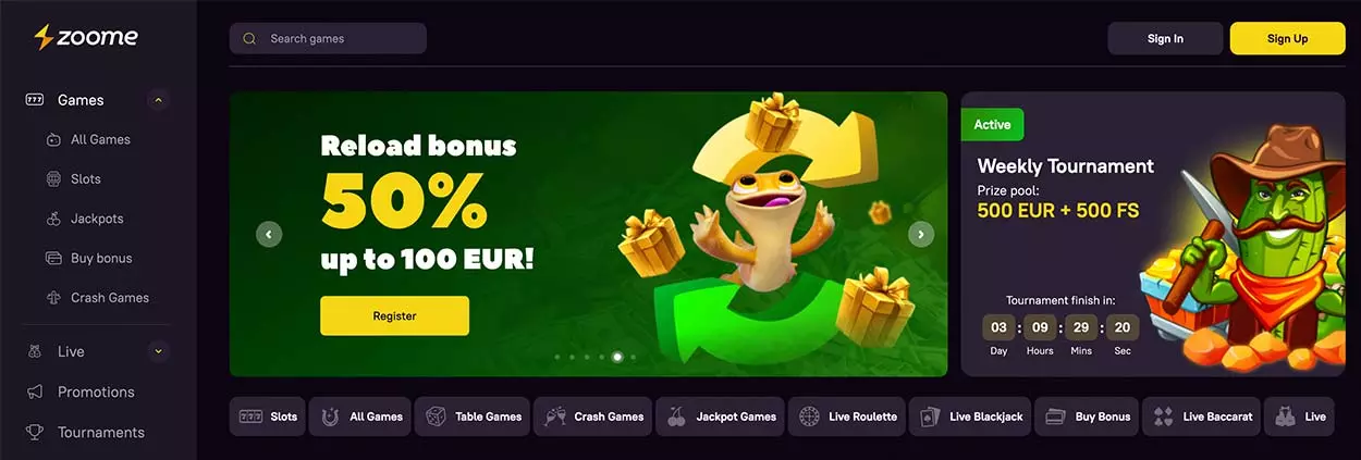 ZOOME - australian casino online